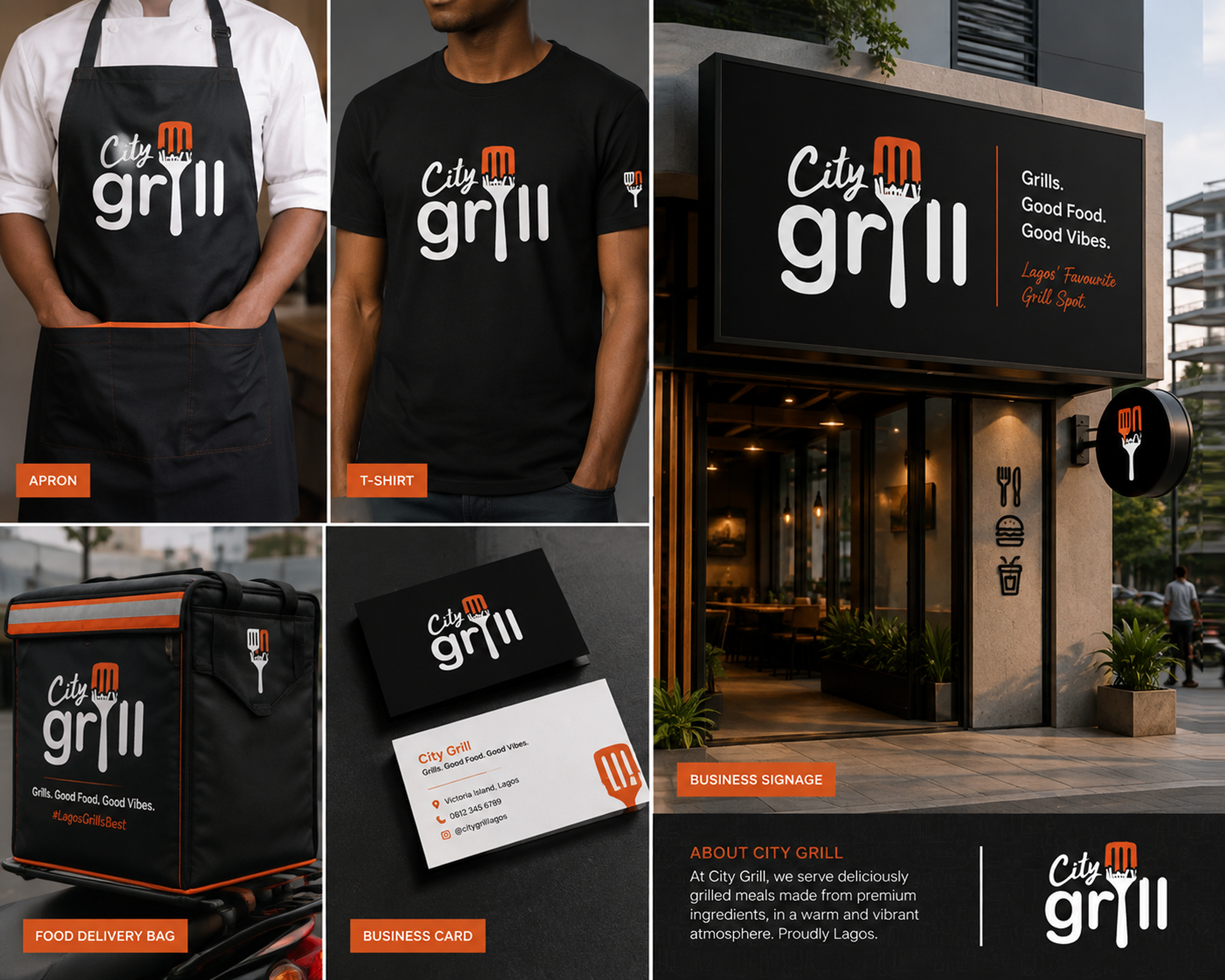 City Grill branding project